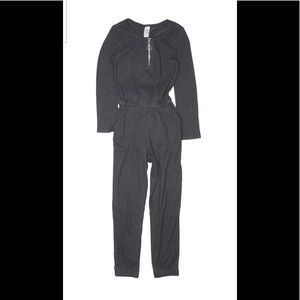 Justice gray jumpsuit